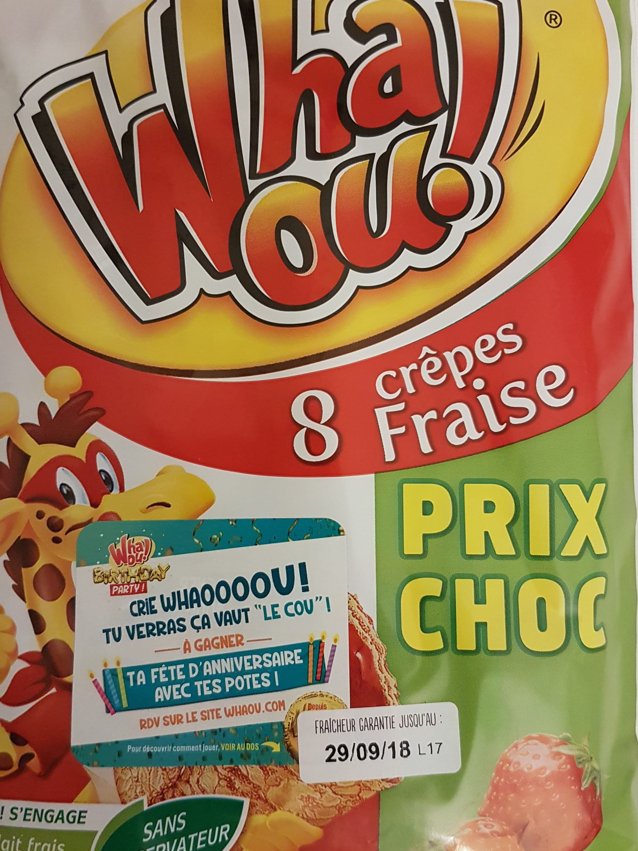 Whaou! Crêpes tout chocolat Whaou! packshot
