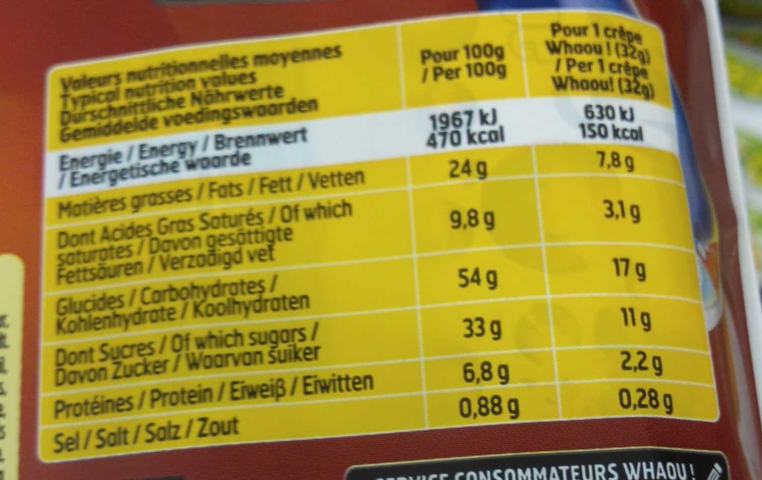 Whaou! Cracky crêpes packshot