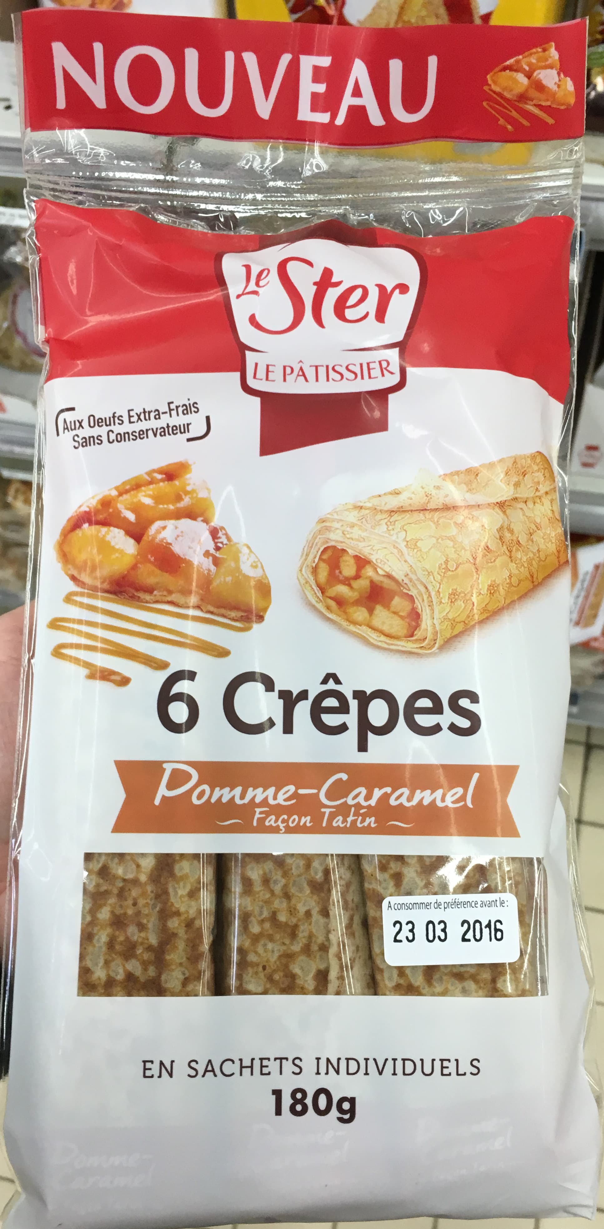 Le Ster 6 Crêpes Pomme-Caramel façon Tatin packshot
