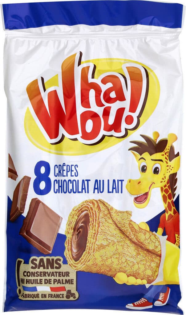 Wahou CREPE FOURREE CHOCOLAT AU LAIT packshot