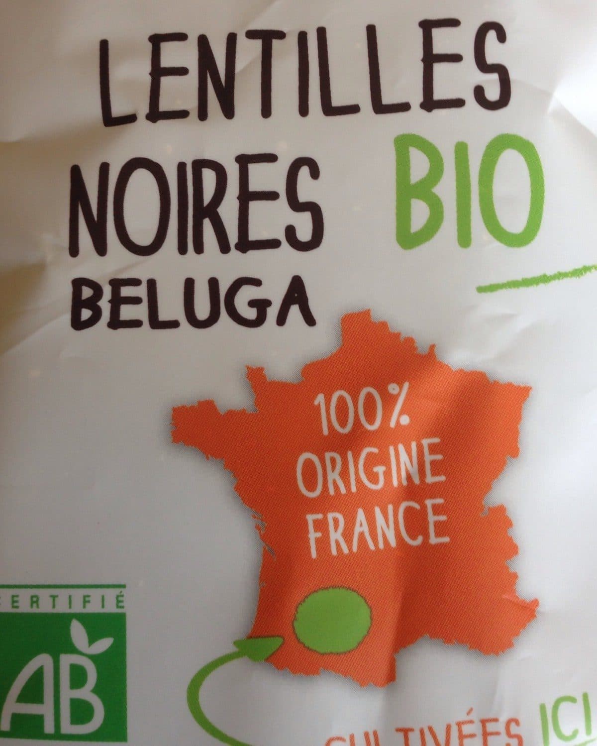 Instants nature Lentilles noires beluga packshot