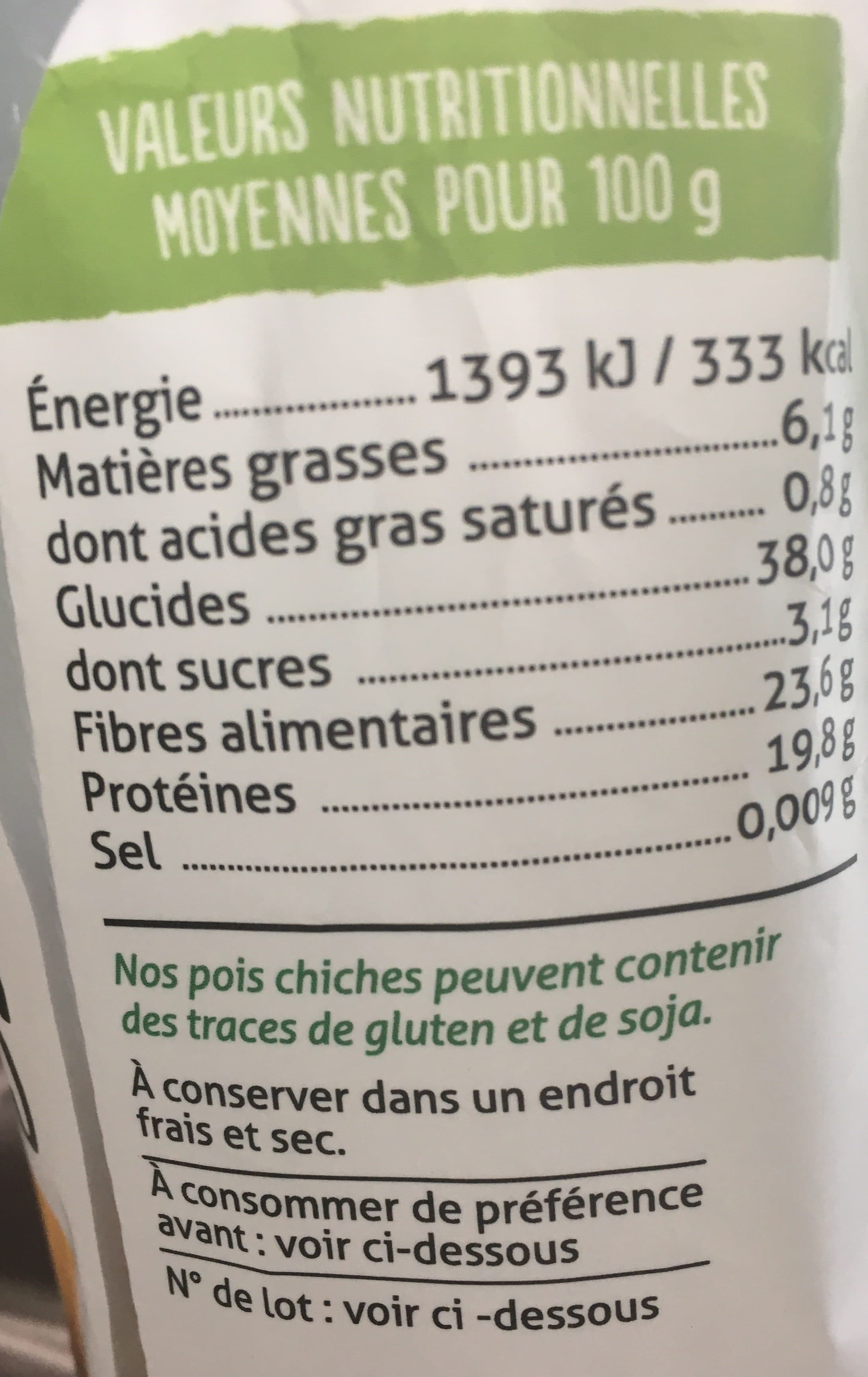 Monobio Pois Chiches packshot