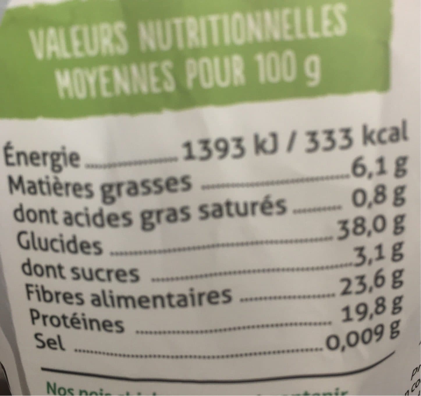 Monobio Pois Chiches packshot