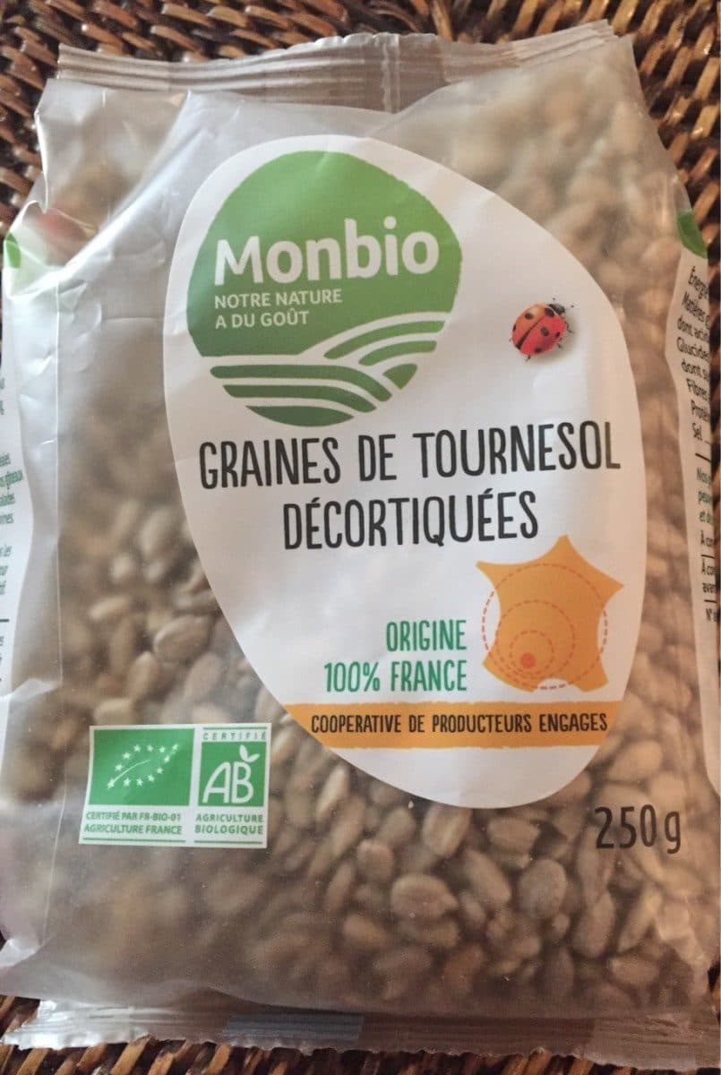 Monbio Graine De Tournesol Decortiquee Monbio Ab packshot
