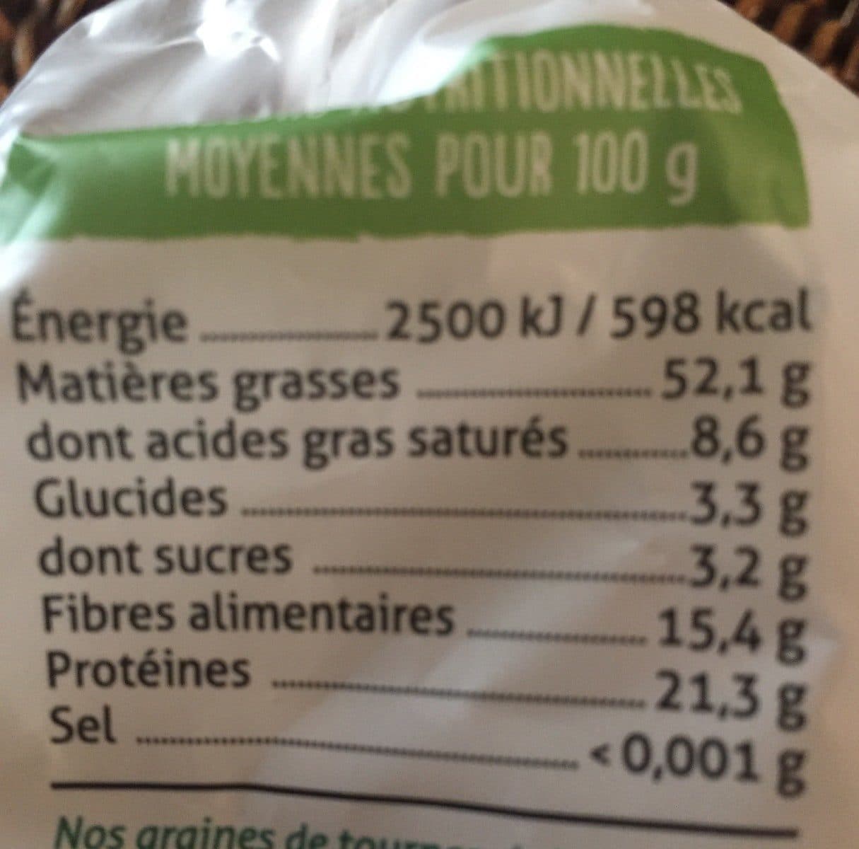 Monbio Graine De Tournesol Decortiquee Monbio Ab packshot