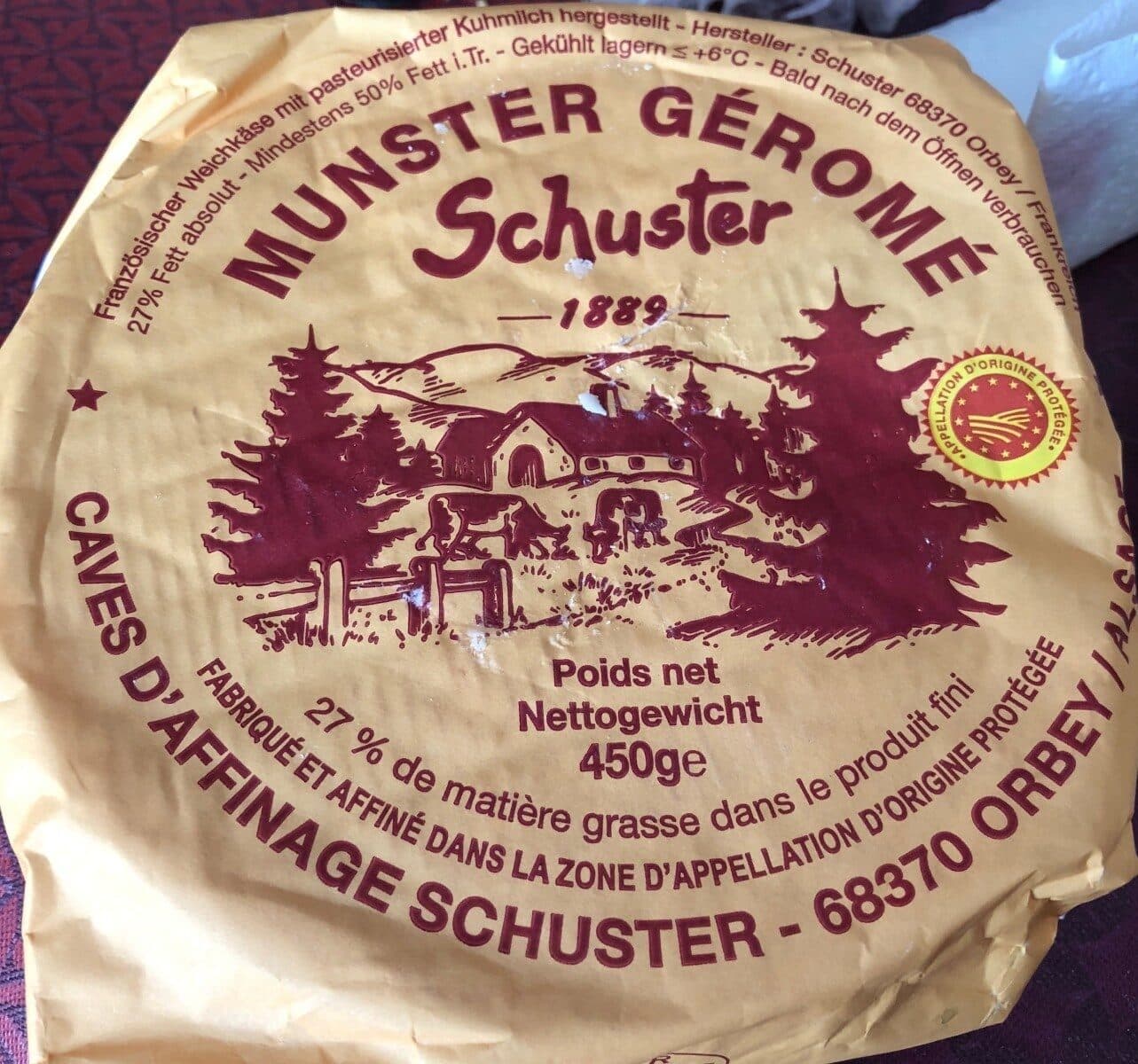 Open Food Facts Munster Gerome packshot