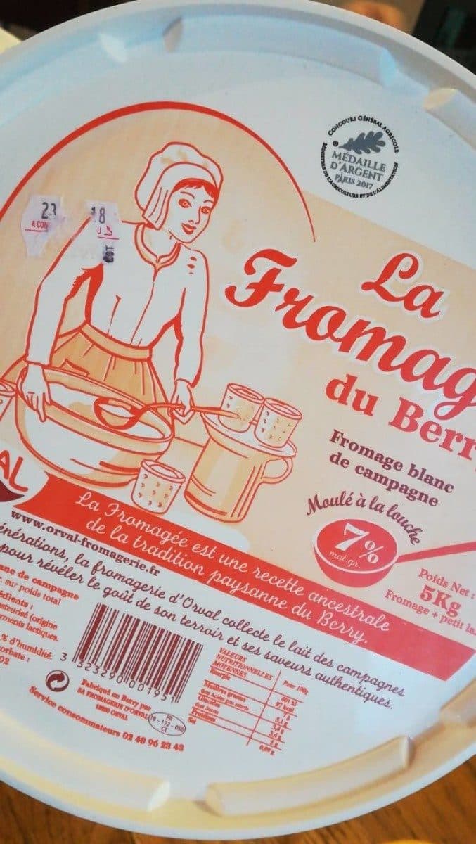 La Fromagée du Berry Fromage blanc de campagne packshot