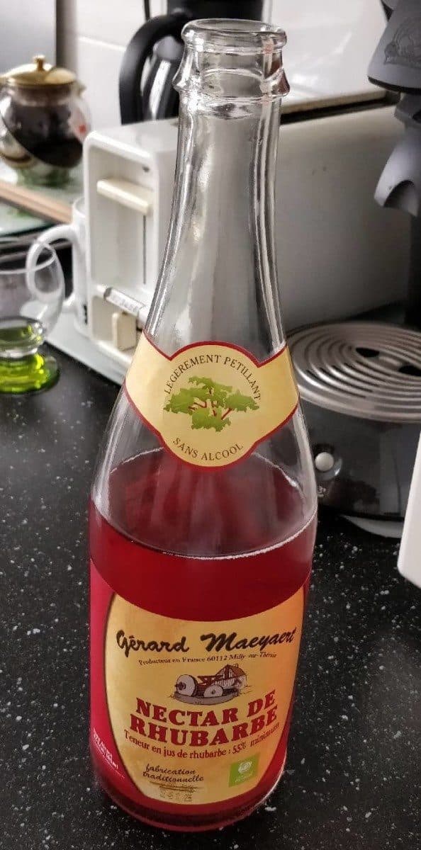 GERARD MAEYAERT Nectar de rhubarbe packshot
