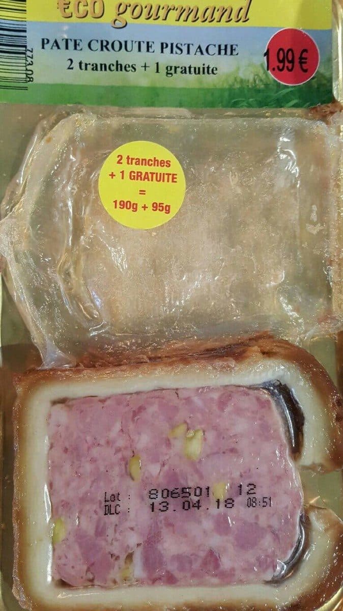 Roland Monterrat Pâté croûte aux pistaches packshot