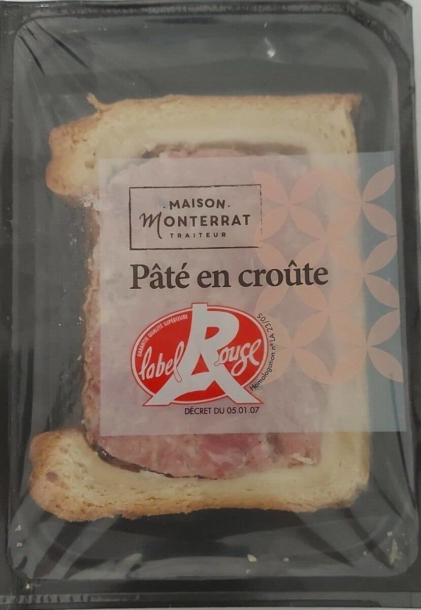 Maison Monterrat Pâté en croûte Label Rouge Maison Monterrat packshot