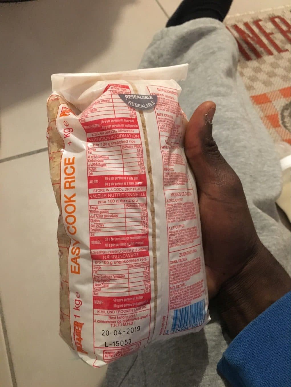 Riz Pretraité Palmierr packshot