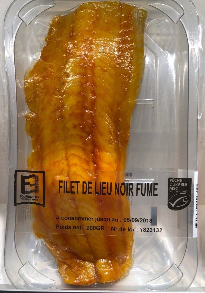 Open Food Facts Filet de lieu noir fumé packshot