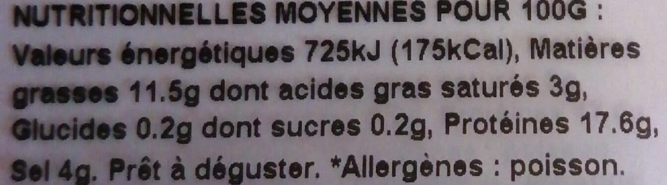 Open Food Facts Filet de hareng fumes doux packshot