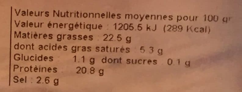 Fournier fils Filet de maquereau fumé au poivre bio packshot