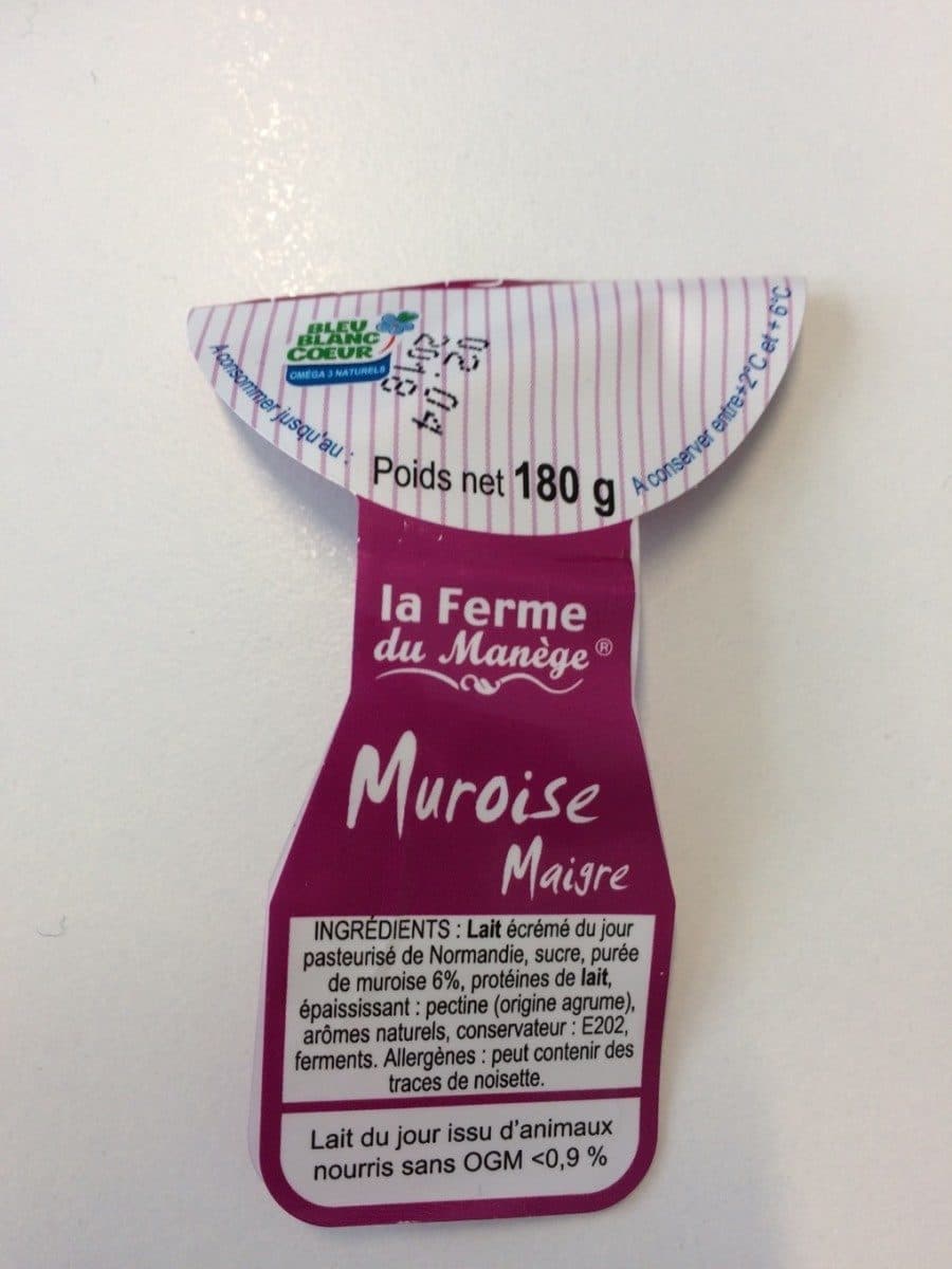 Open Food Facts Yaourt La Ferme du Manege packshot