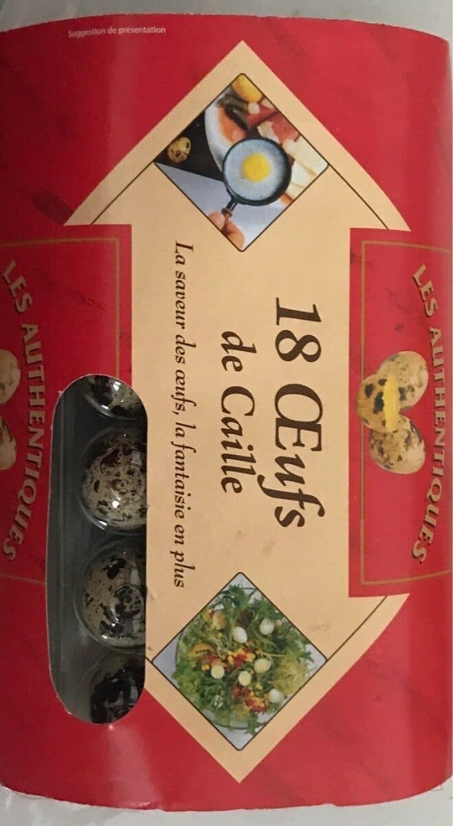 Les Authentiques Oeufs de caille packshot