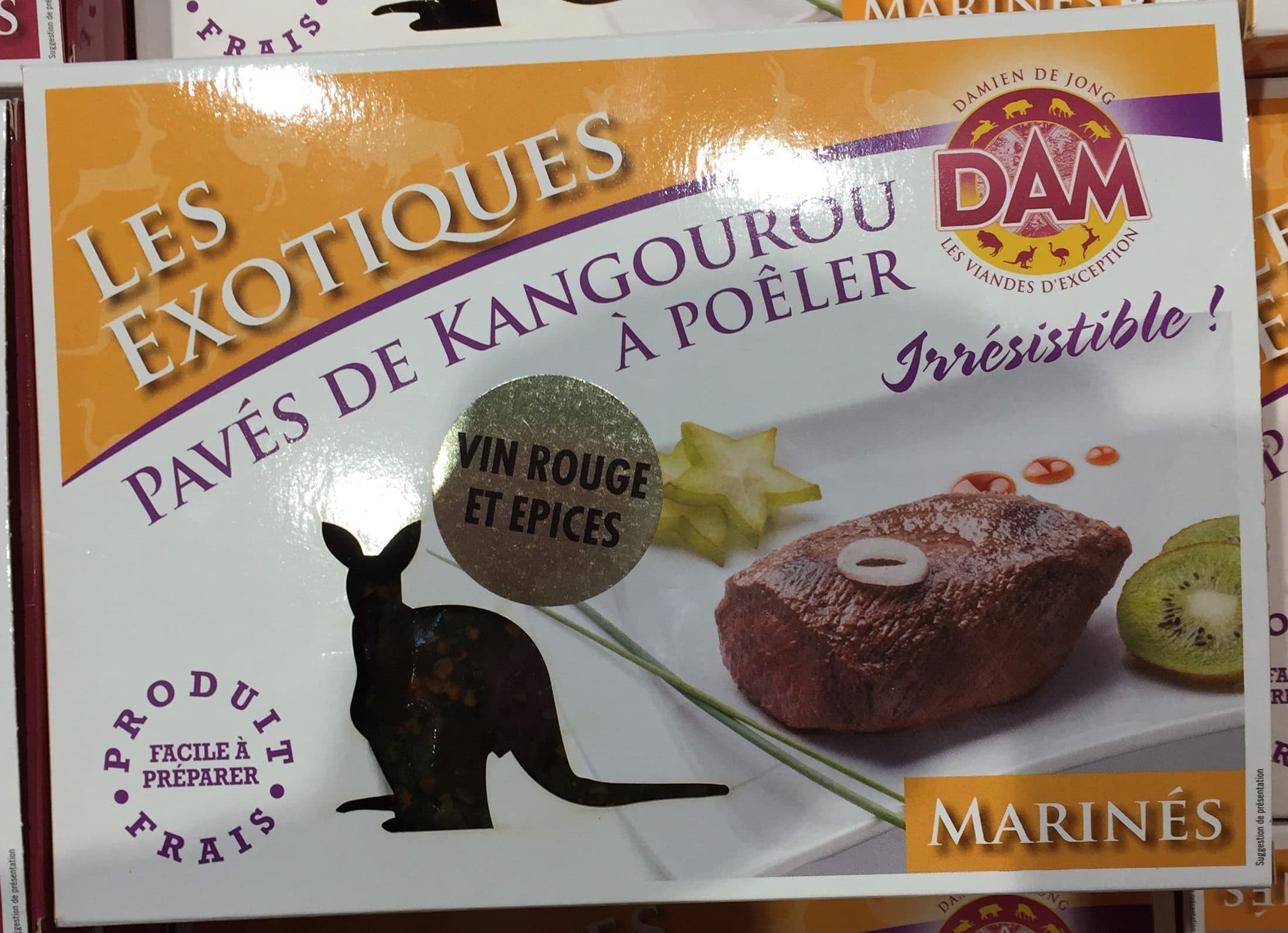 DAM Pavés de Kangourou à poêler packshot