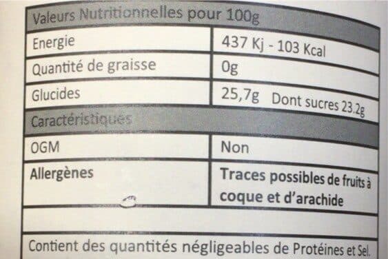 Open Food Facts Vinaigre a pulpe de framboise HUILERIE J. BATARD packshot
