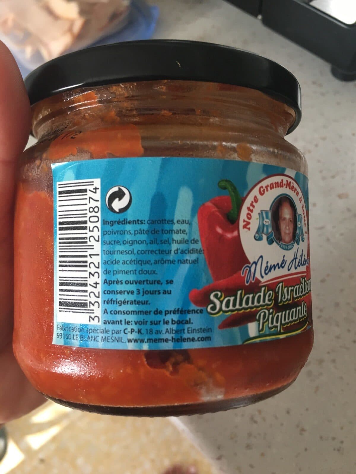 Mémé Hélène Salade israelienne piquante packshot