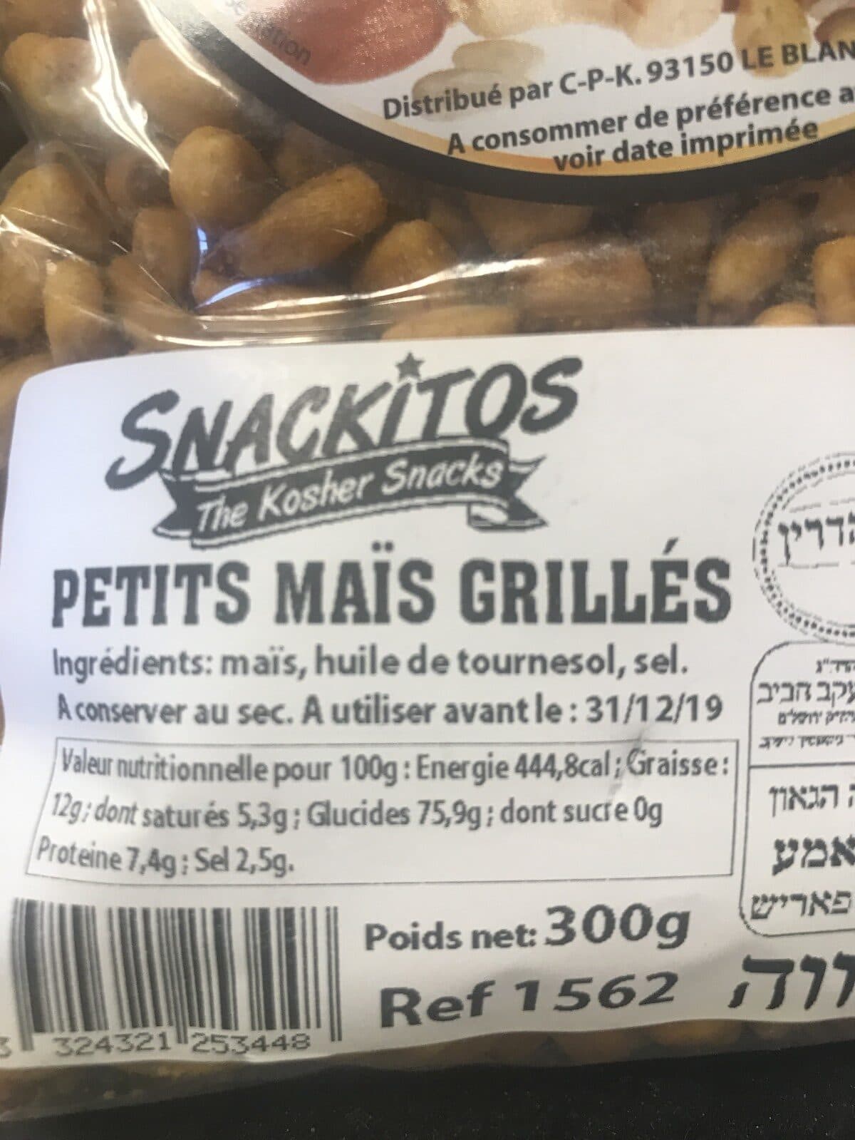 Open Food Facts Mais grille packshot