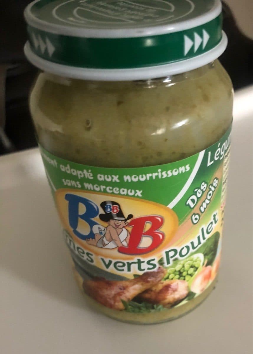 Open Food Facts Legumes vert poulet packshot