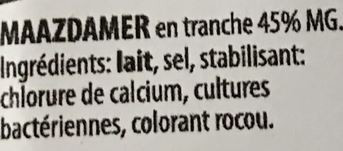 Open Food Facts Maasdamer packshot