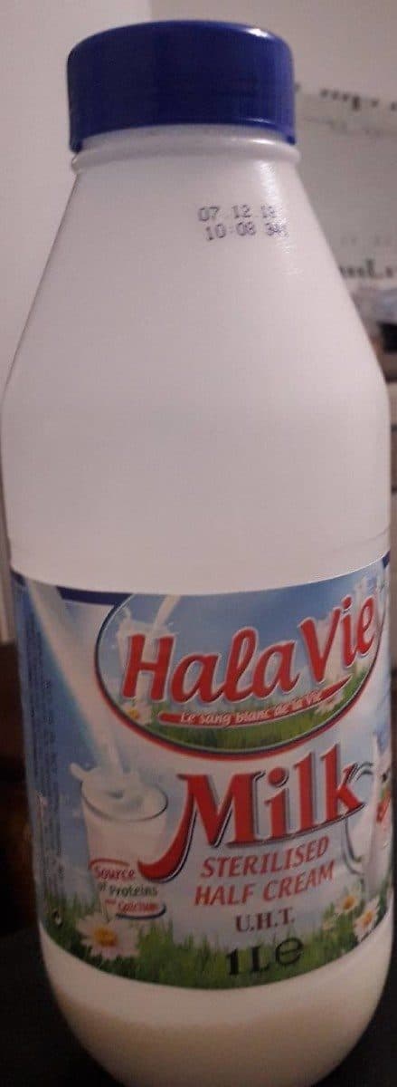 Open Food Facts Lait stérilisé demi écrémé packshot