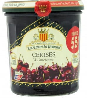 Les comtes de provence Confiture cerise noire packshot