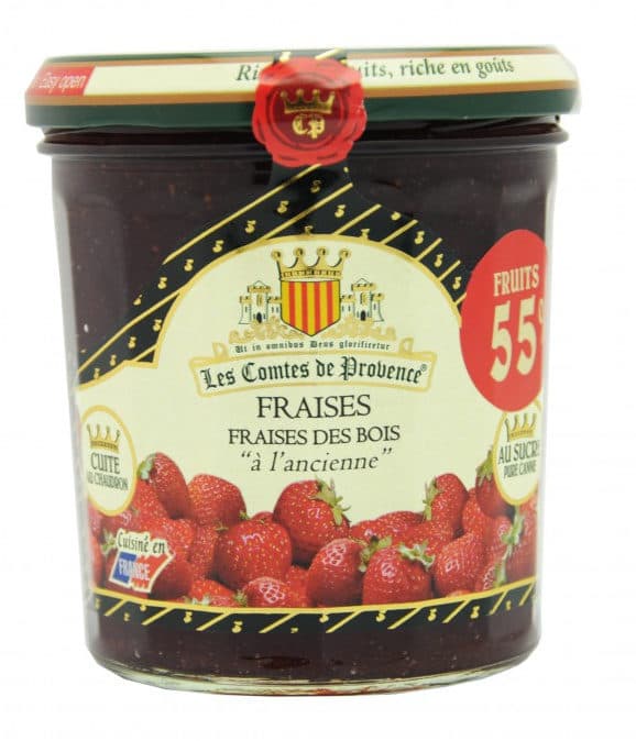 Les Comtes de Provence Confiture Fraises des Bois à l'Ancienne packshot