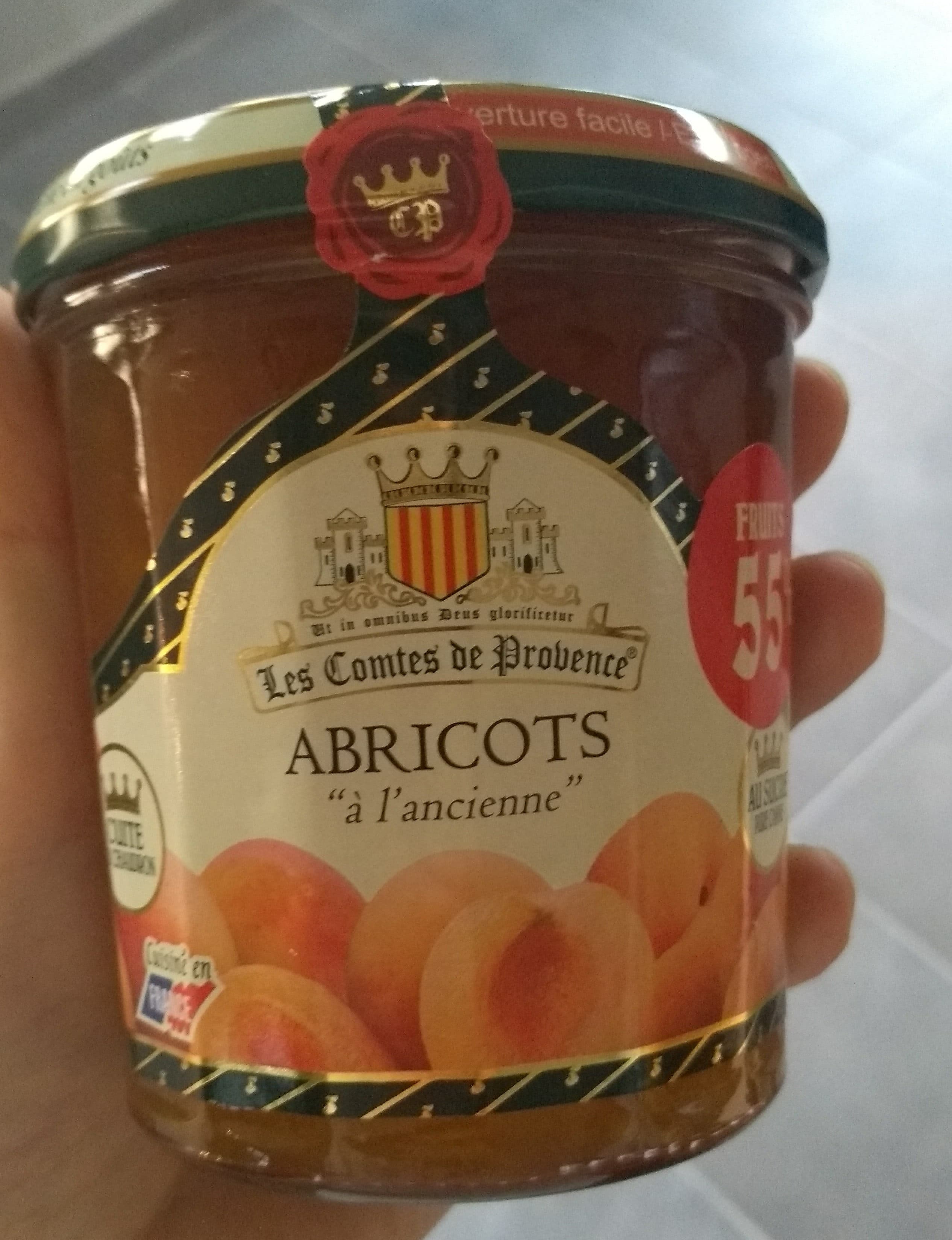 Les comtes de provence Confiture abricot à l'ancienne packshot