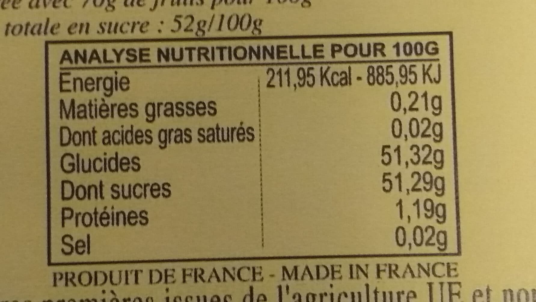 Les Comtes de Provence Crème de pruneaux packshot