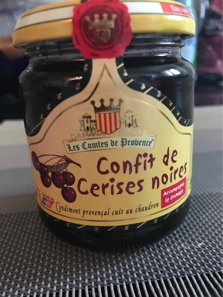 Les Comtes de Provence Confit de cerises noires packshot