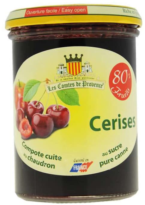 Les Comtes De Provence Compote de cerises packshot