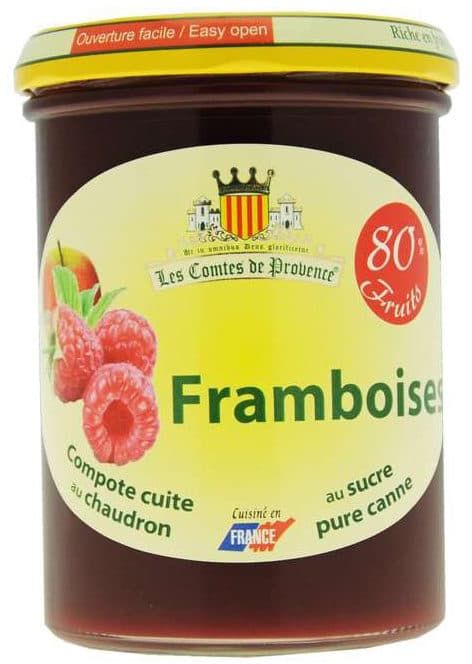 Les comtes de provence Compote de framboises packshot