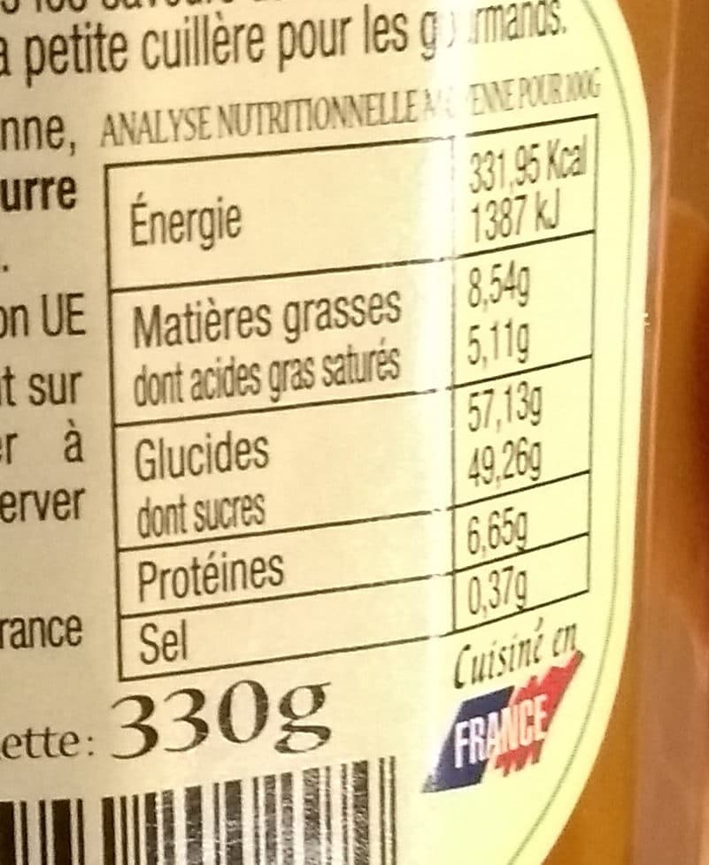 Les Comtes de Provence Caramel au beurre salé packshot