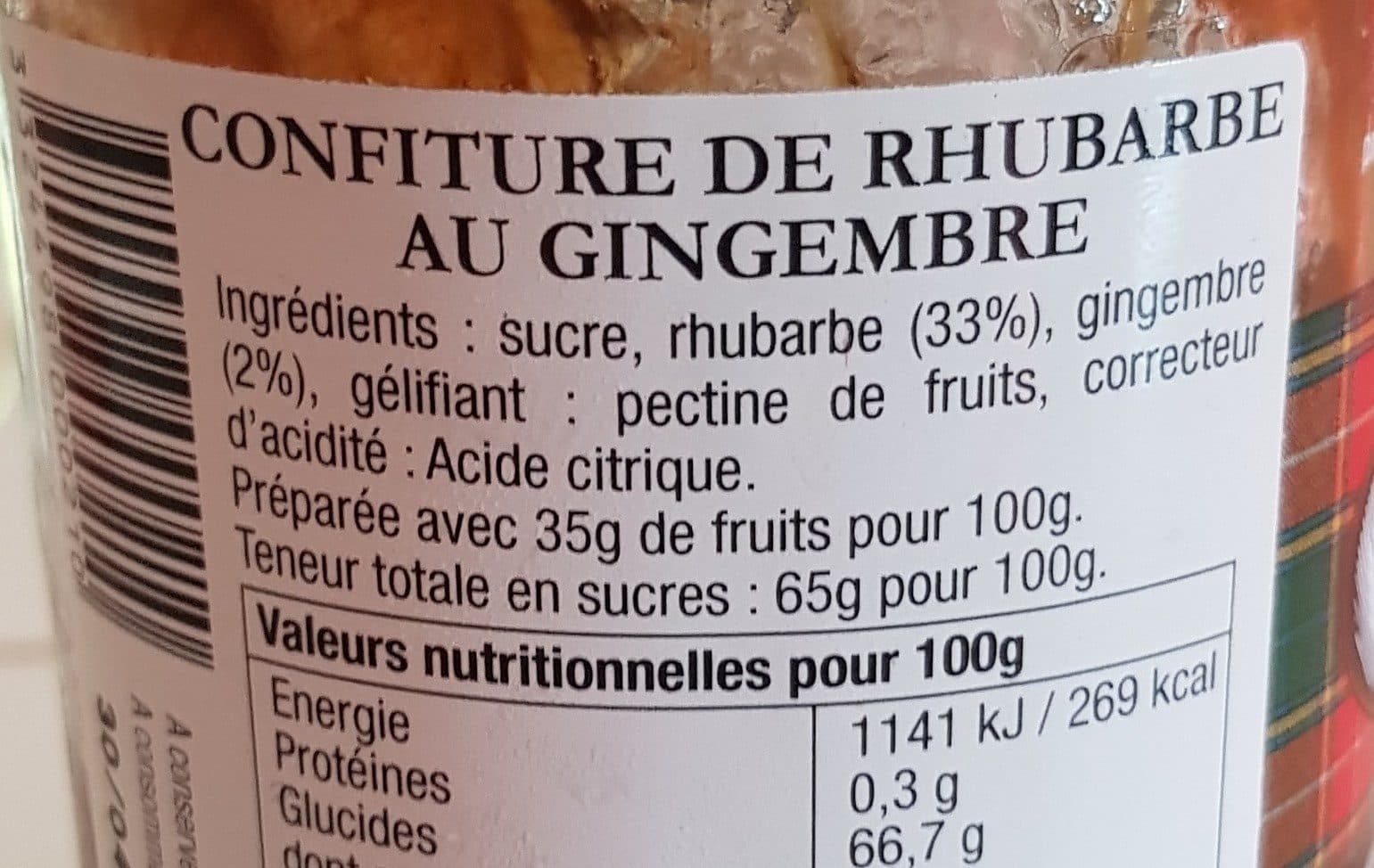 Mackays Rhubarb & Ginger preserve packshot