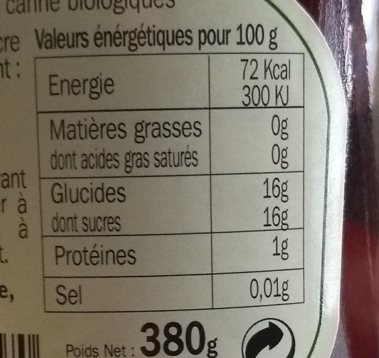 Les Comtes de Provence Cerises au sirop Bio packshot