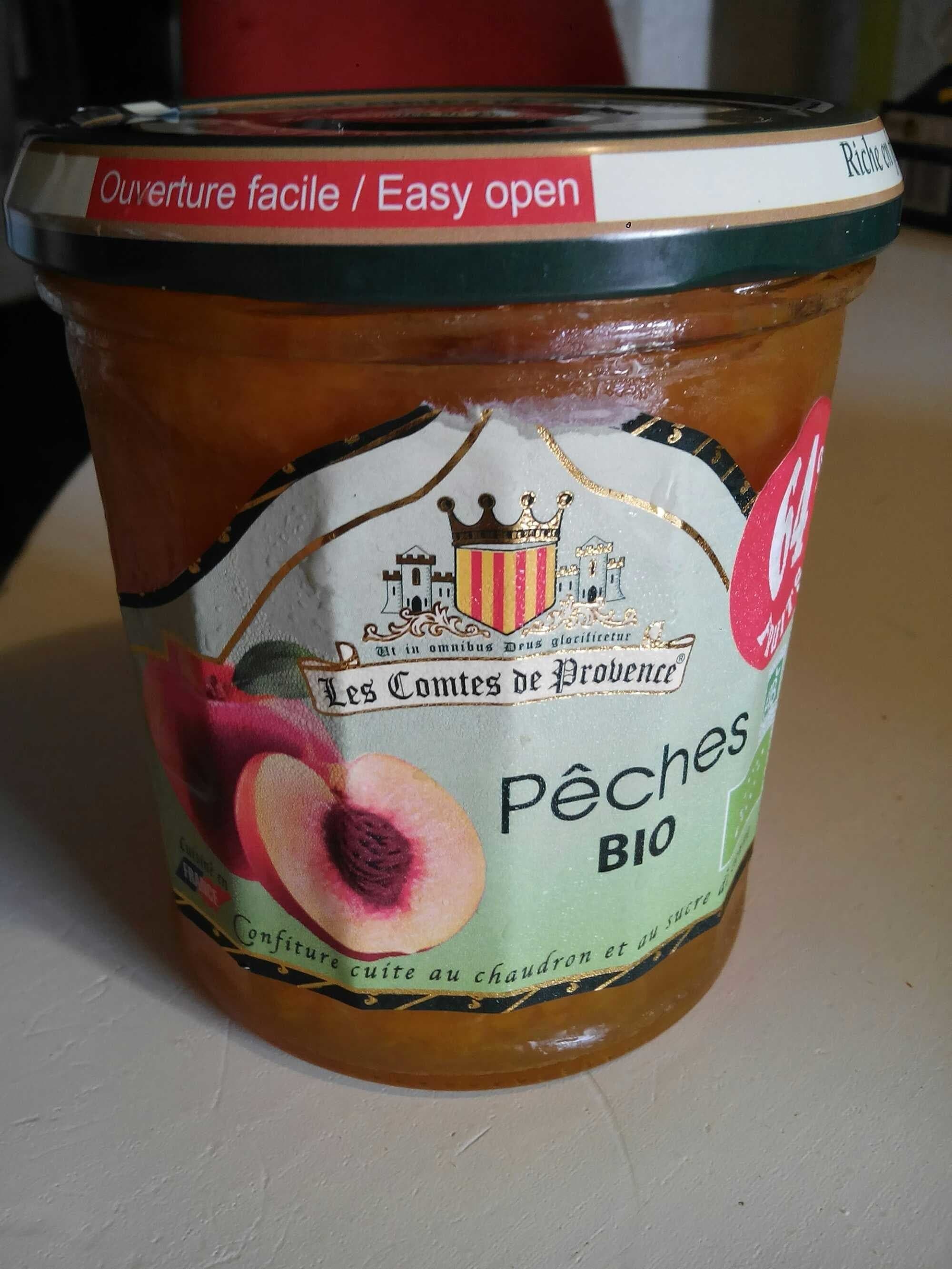 Les Comtes de Provence Confiture Peche Bio packshot