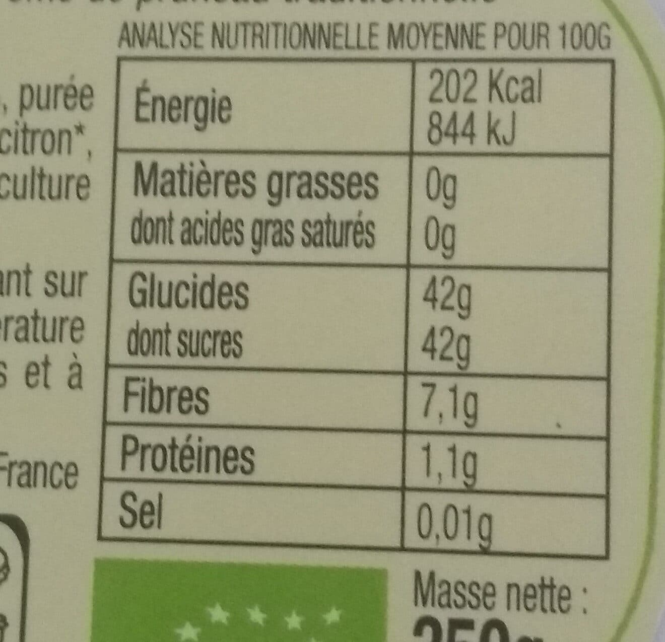 Les comtes de provence Crème de Pruneaux BIO packshot