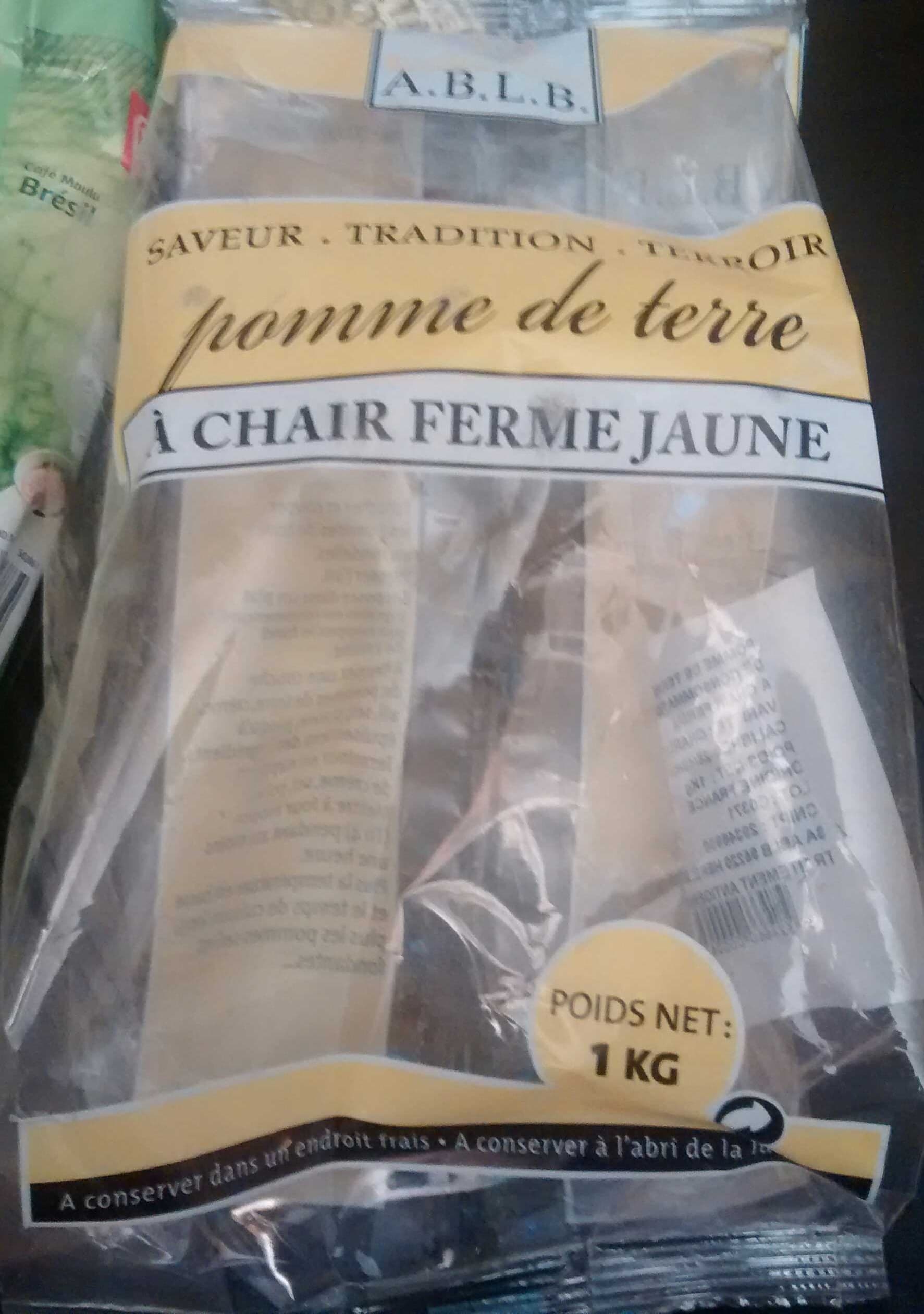 A.B.L.B Pomme de terre à chair ferme jaune packshot