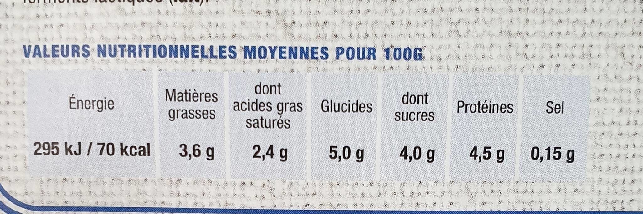 Laitière De La Motte Yaourt fermier nature packshot