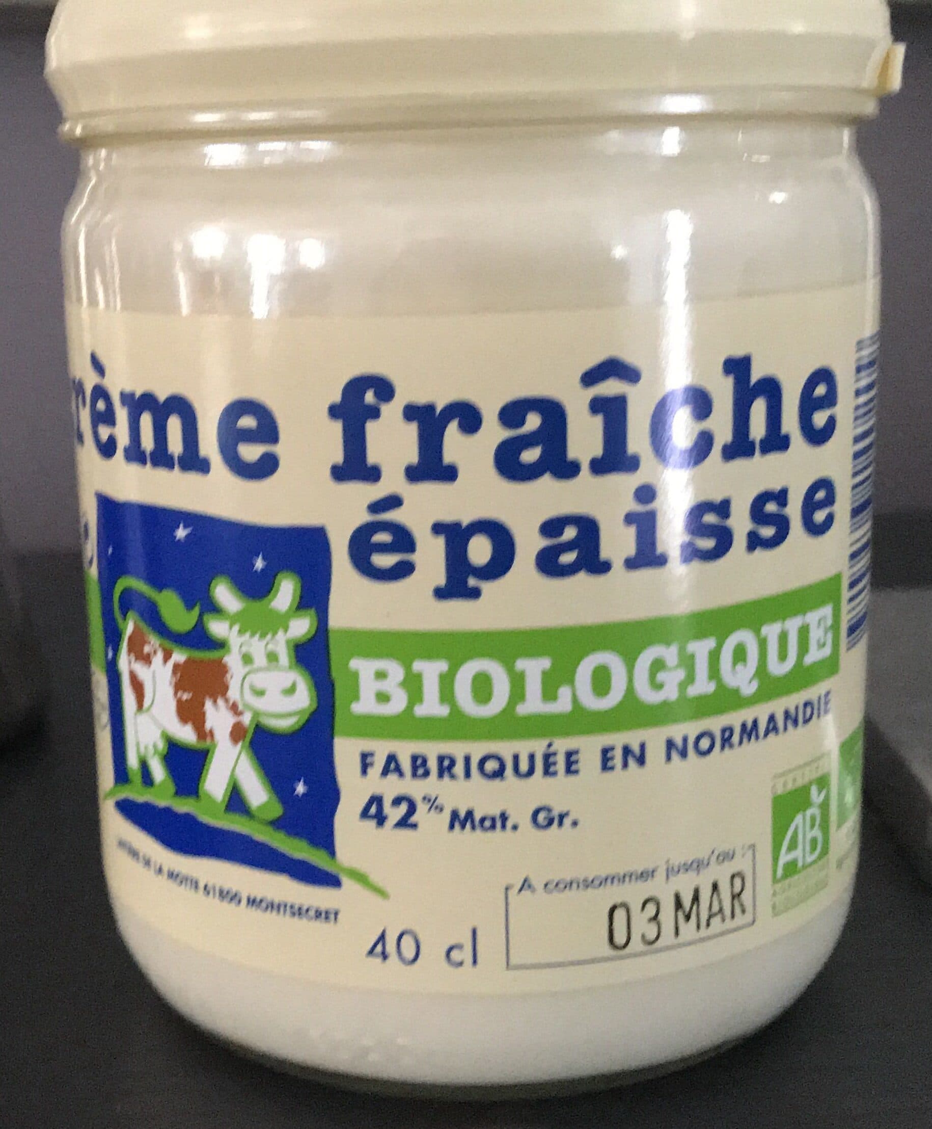 Laitière de la Motte Crème Fraîche épaisse packshot