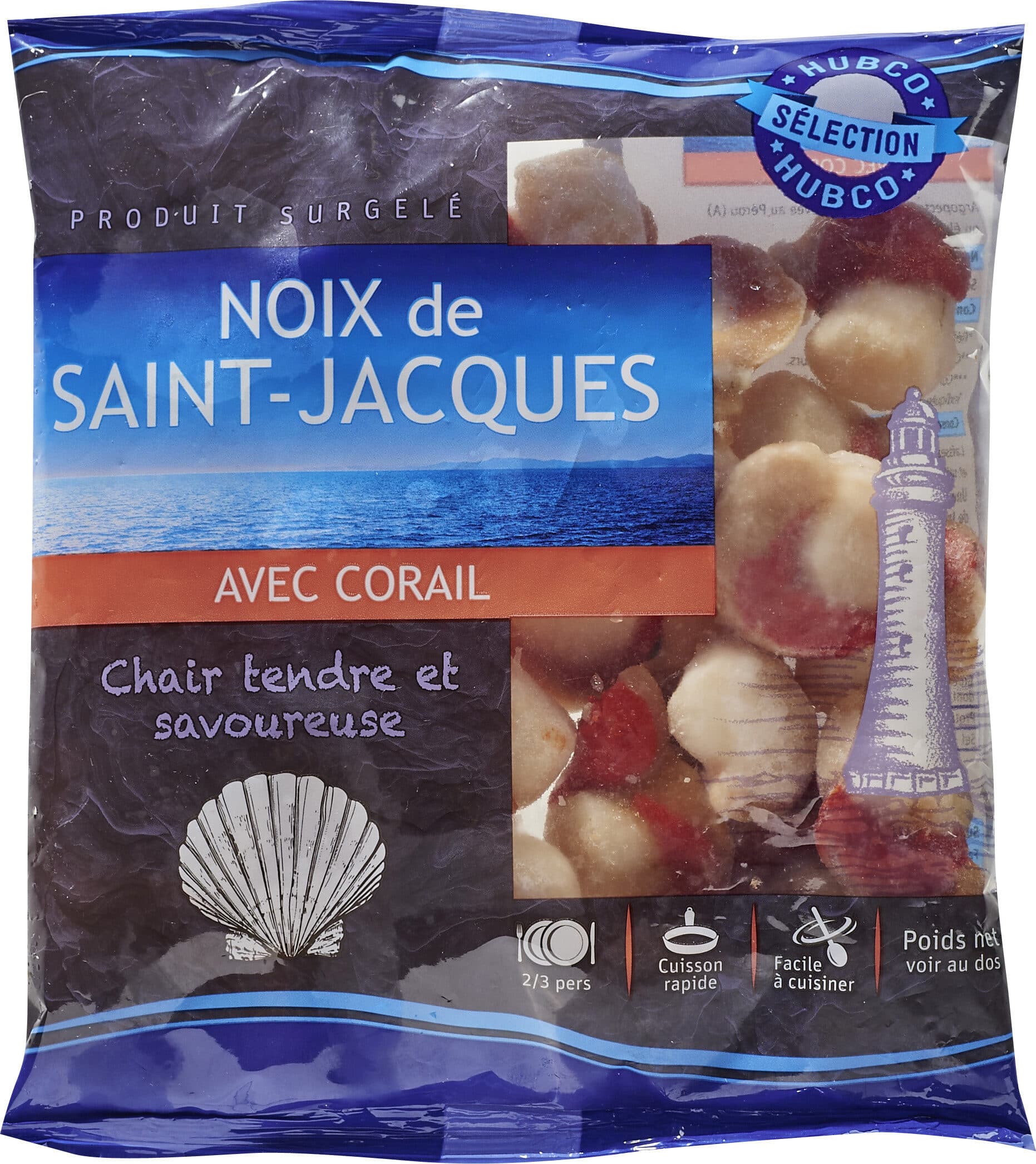Hubco Noix de Saint Jacques avec Corail packshot