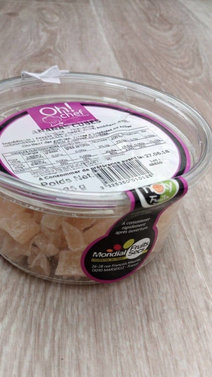 Open Food Facts Ananas Cube packshot