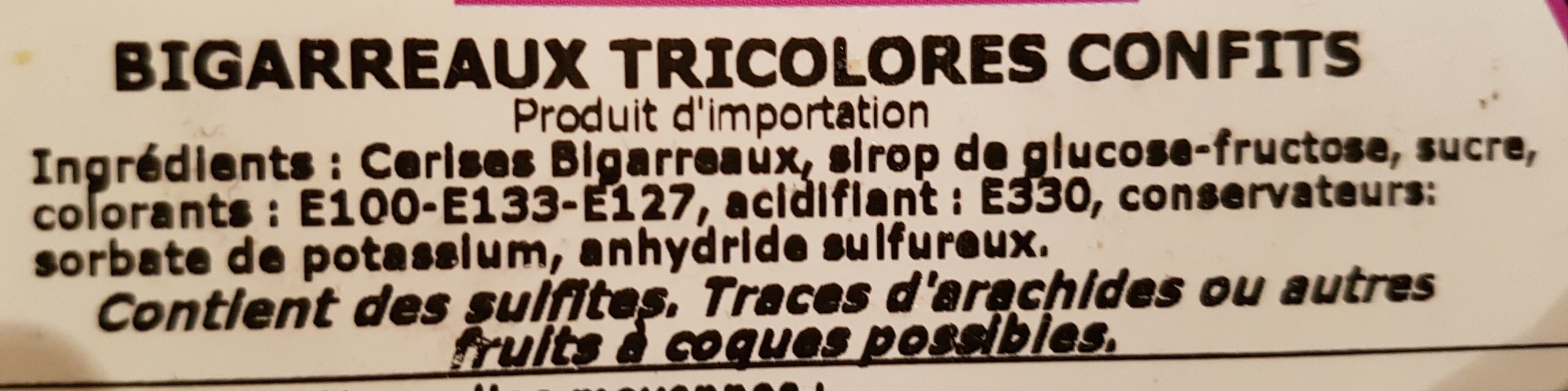 Oh Chef Bigarreaux tricolores confits packshot
