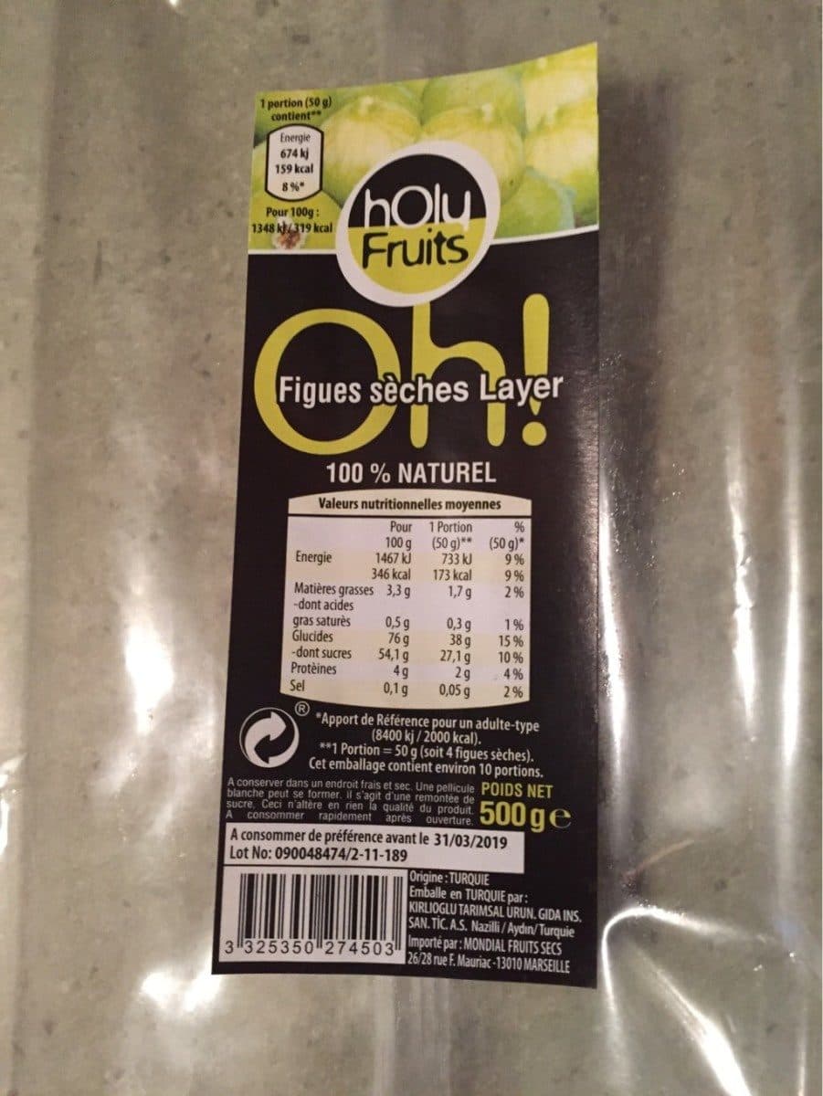 Open Food Facts Figues sèches Layer packshot