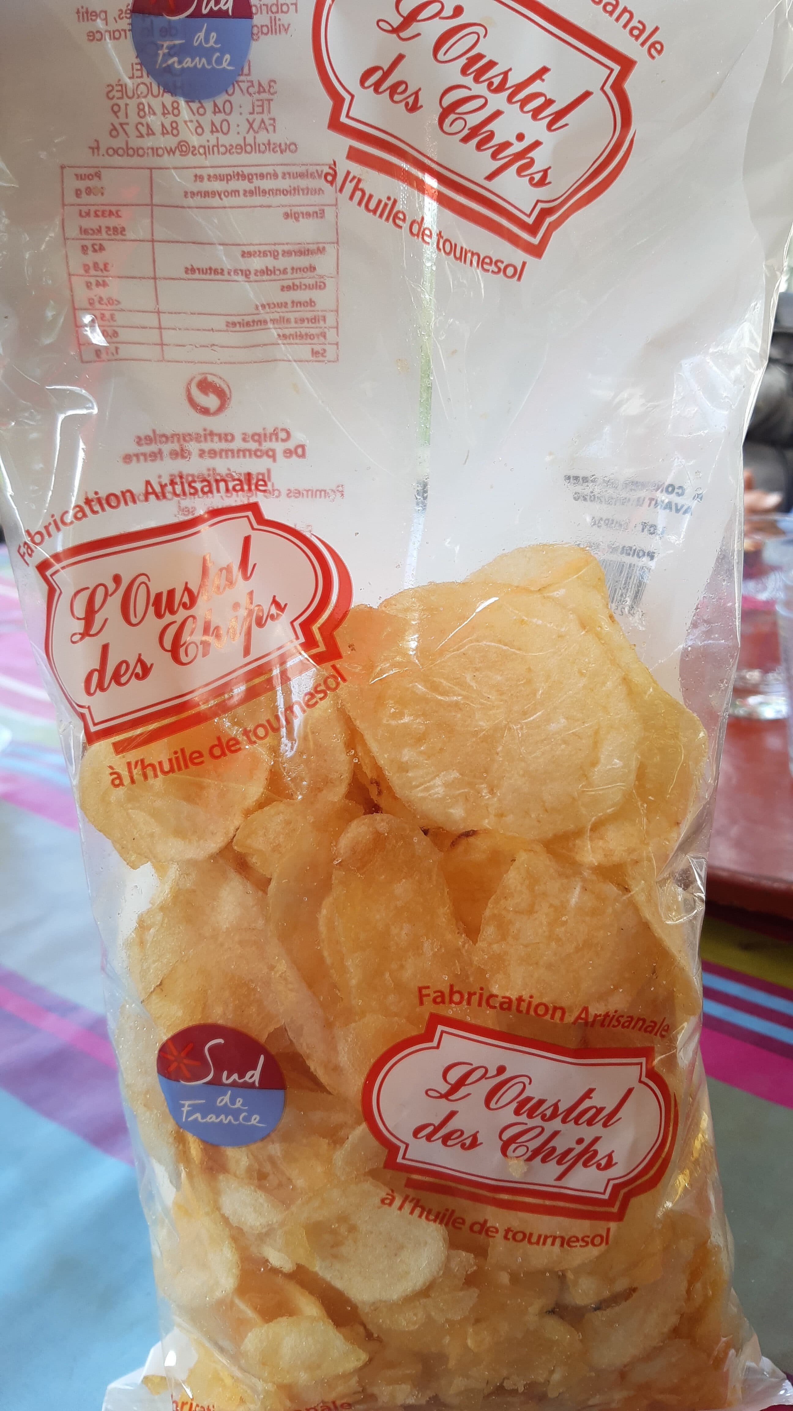 Sud De France Eurl Pastor Chips artisanales sud de la france packshot