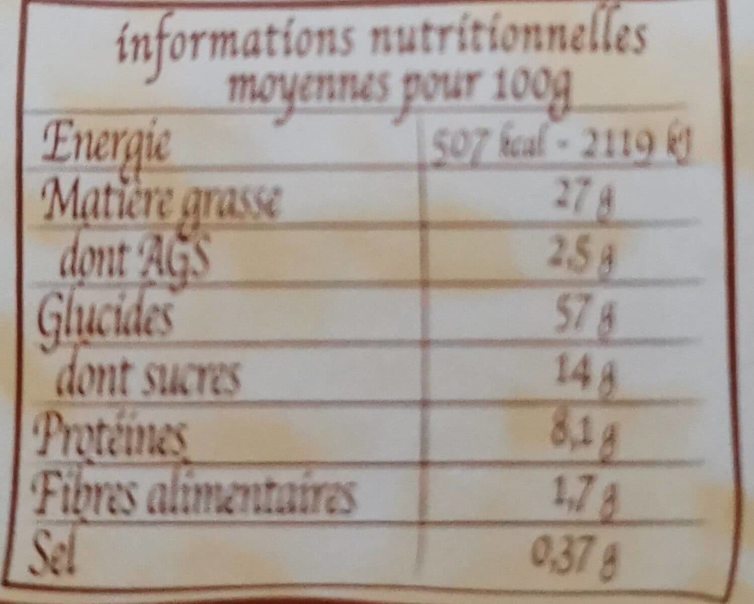 Open Food Facts L'oreillette d'autrefois packshot