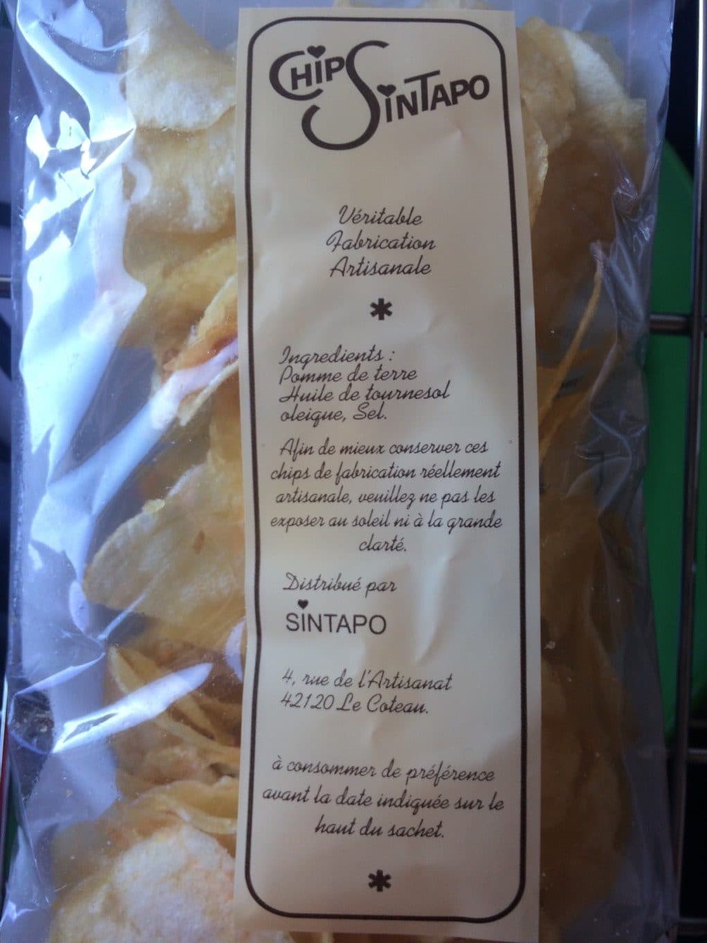 Sintapo Chips Sintapo packshot