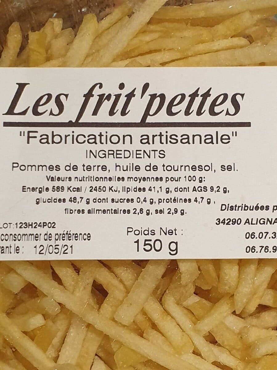 Open Food Facts Les frit'pettes packshot